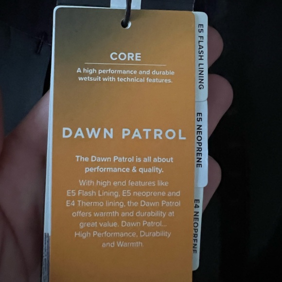 Rip Curl Dawn Patrol Wet Suit 3/2 Thickness brand new never worn - Picture 6 of 6